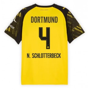 Borussia Dortmund Nico Schlotterbeck #4 Hjemmebanetrøje 2025-26 Kortærmet